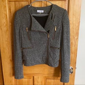 Crop Moto-Inpsired Jacket with Zippers